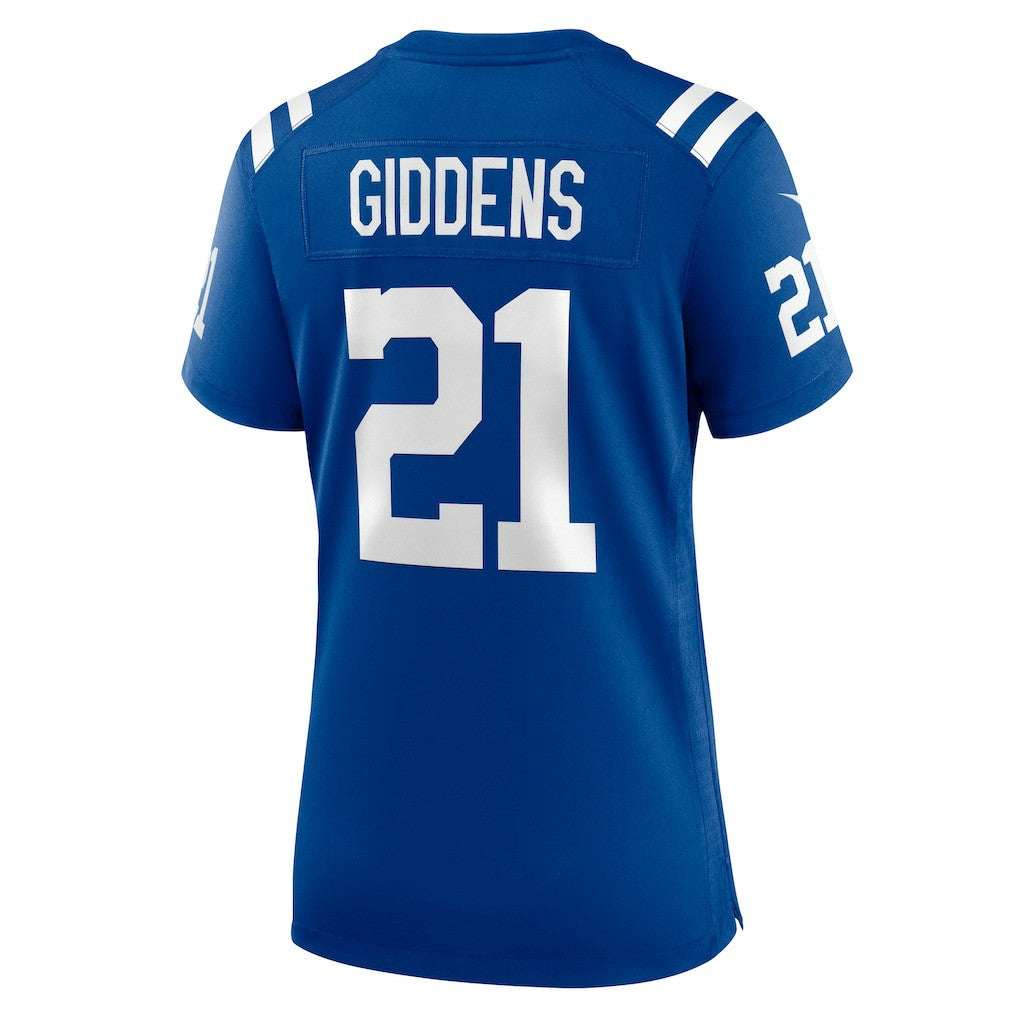 DJ Giddens Indianapolis Colts Women's Team Game Jersey Royal | Nike for Sale