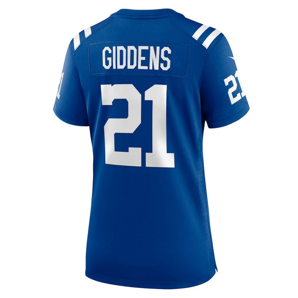 DJ Giddens Indianapolis Colts Women's Team Game Jersey Royal | Nike for Sale