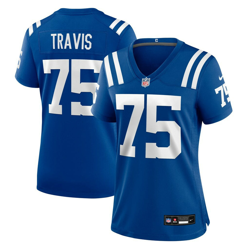 Jalen Travis Indianapolis Colts Women's Team Game Jersey Royal | Nike for Sale