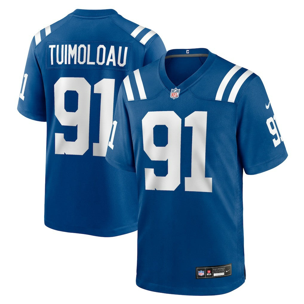 JT Tuimoloau Indianapolis Colts Team Game Jersey Royal | Nike for Sale