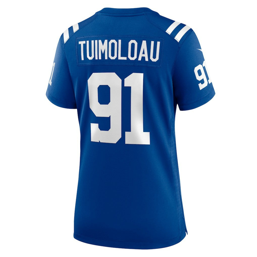 JT Tuimoloau Indianapolis Colts Women's Team Game Jersey Royal | Nike for Sale