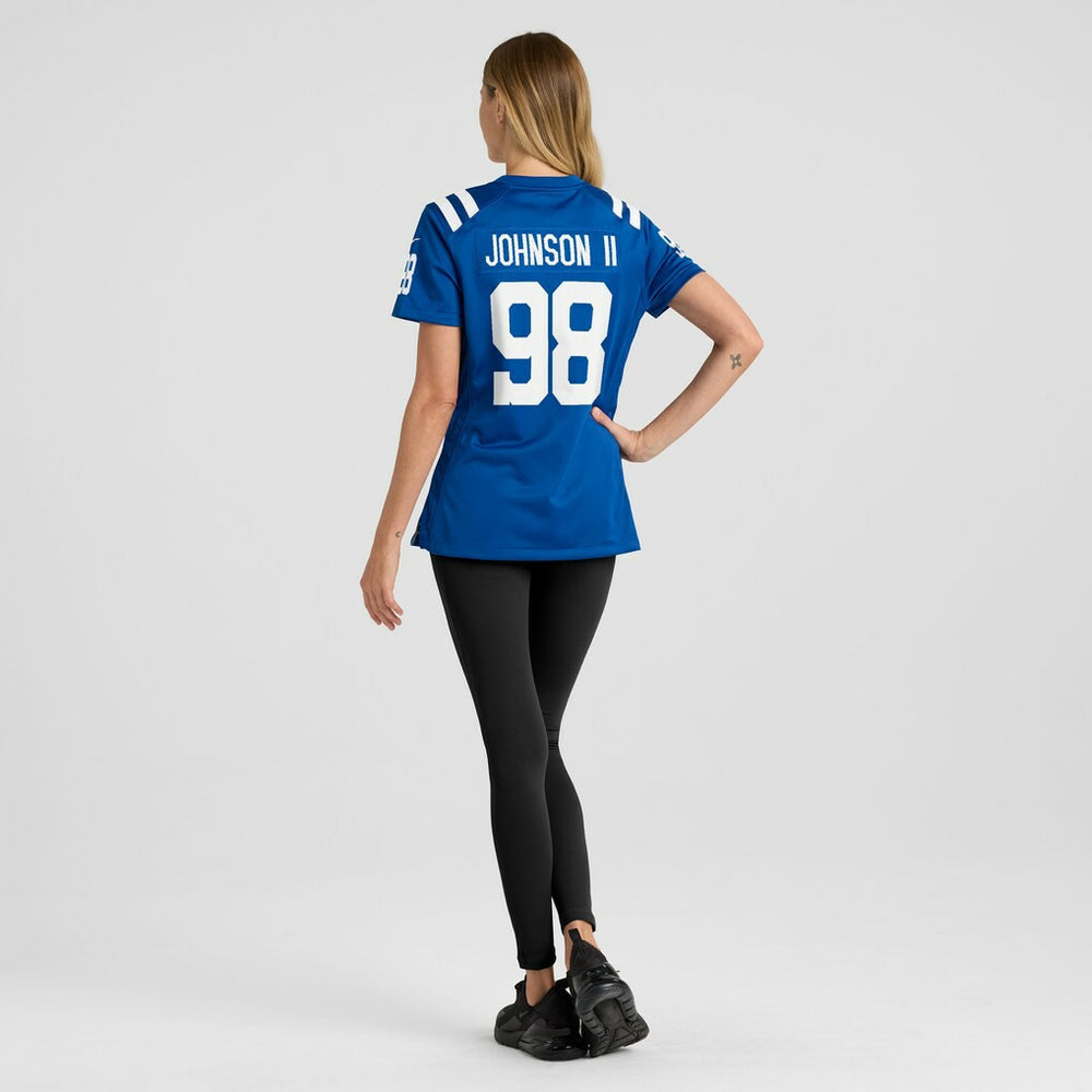 Eric Johnson II Indianapolis Colts Women's Team Game Jersey Royal | Nike for Sale