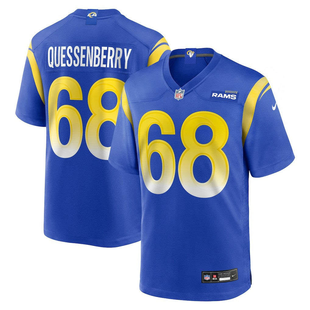 David Quessenberry Los Angeles Rams Team Game Jersey Royal | Nike for Sale