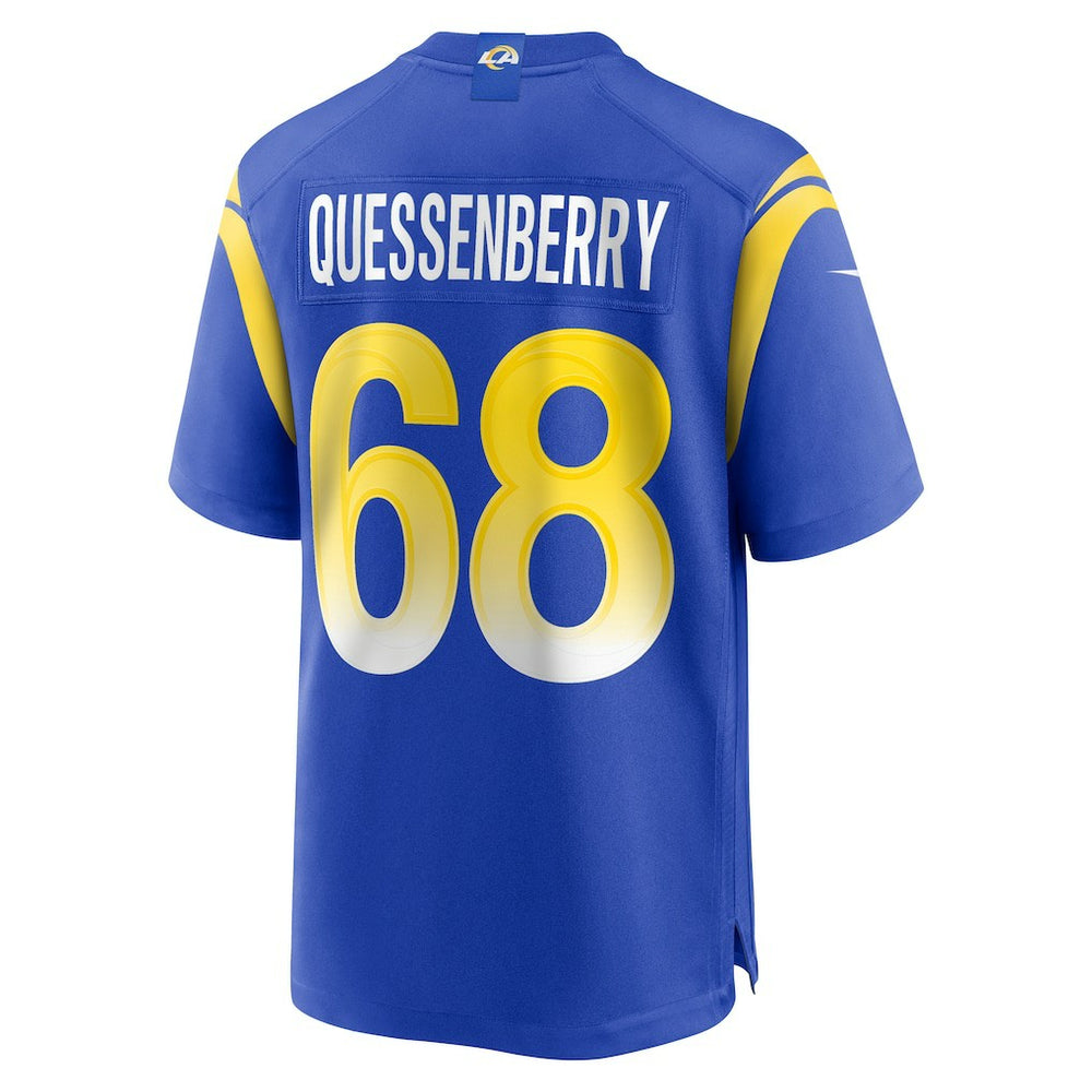 David Quessenberry Los Angeles Rams Team Game Jersey Royal | Nike for Sale