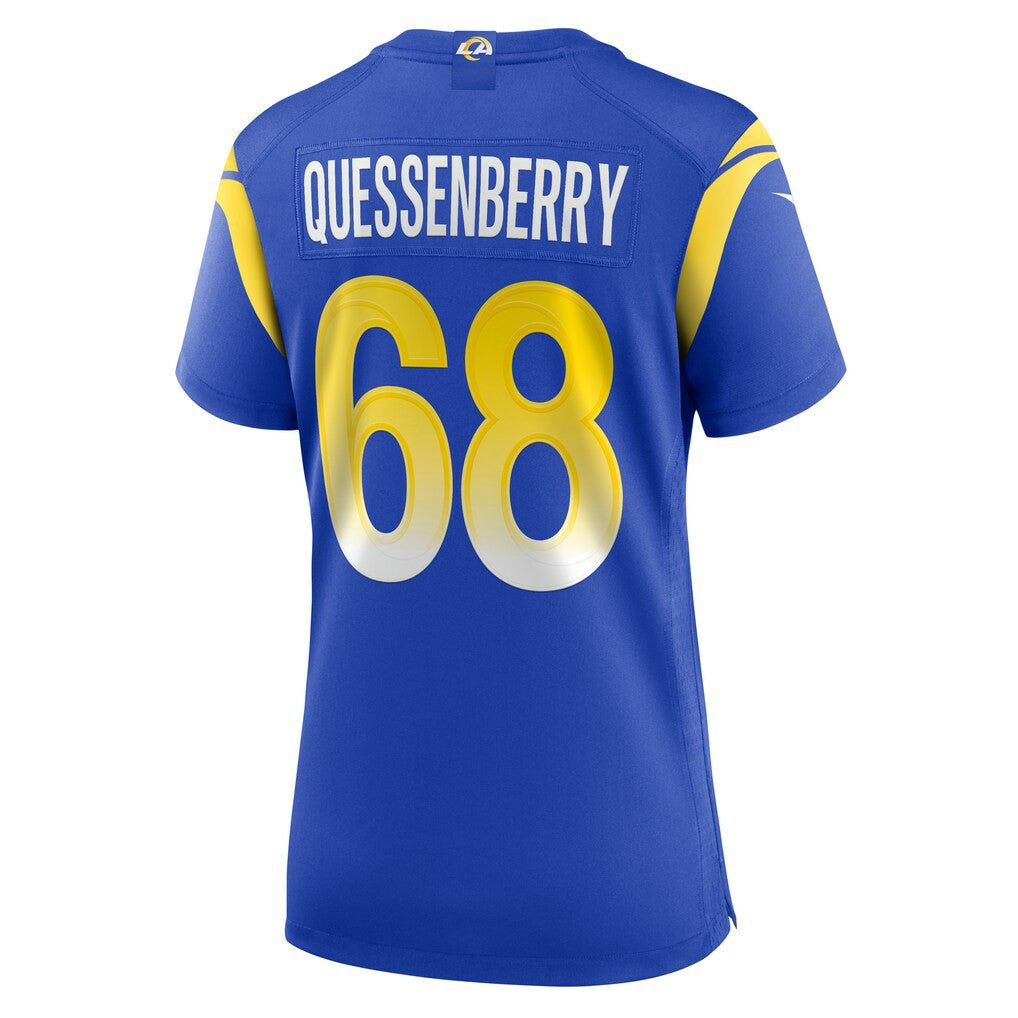 David Quessenberry Los Angeles Rams Women's Team Game Jersey Royal | Nike for Sale