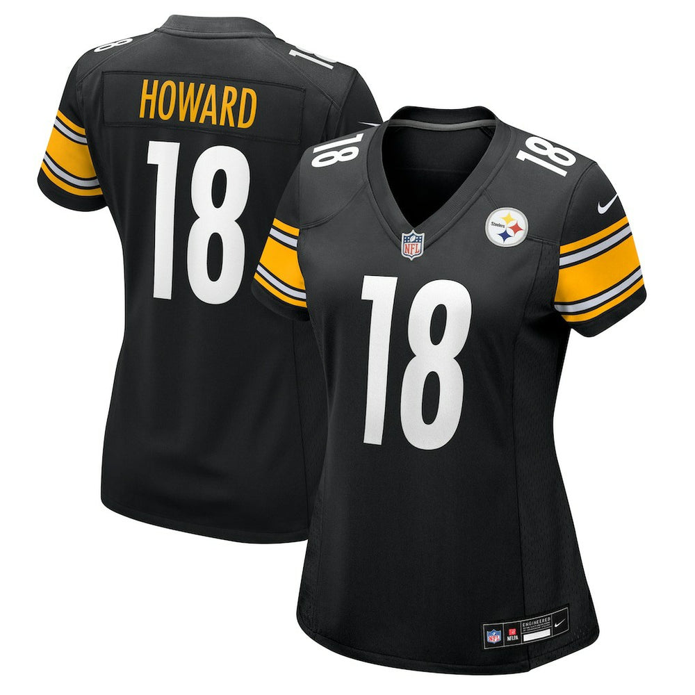 Will Howard Pittsburgh Steelers Women's Team Game Jersey Black | Nike for Sale
