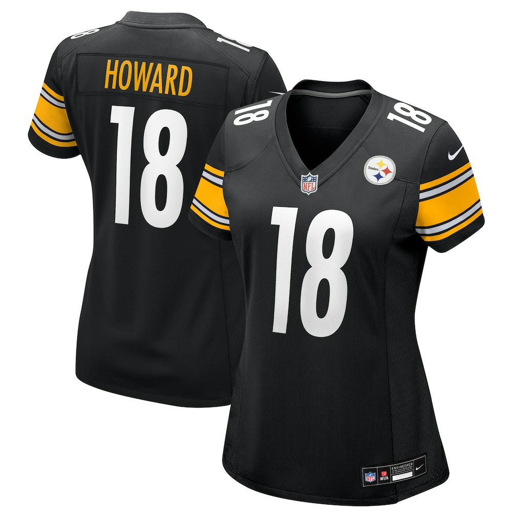 Will Howard Pittsburgh Steelers Women's Team Game Jersey Black | Nike for Sale