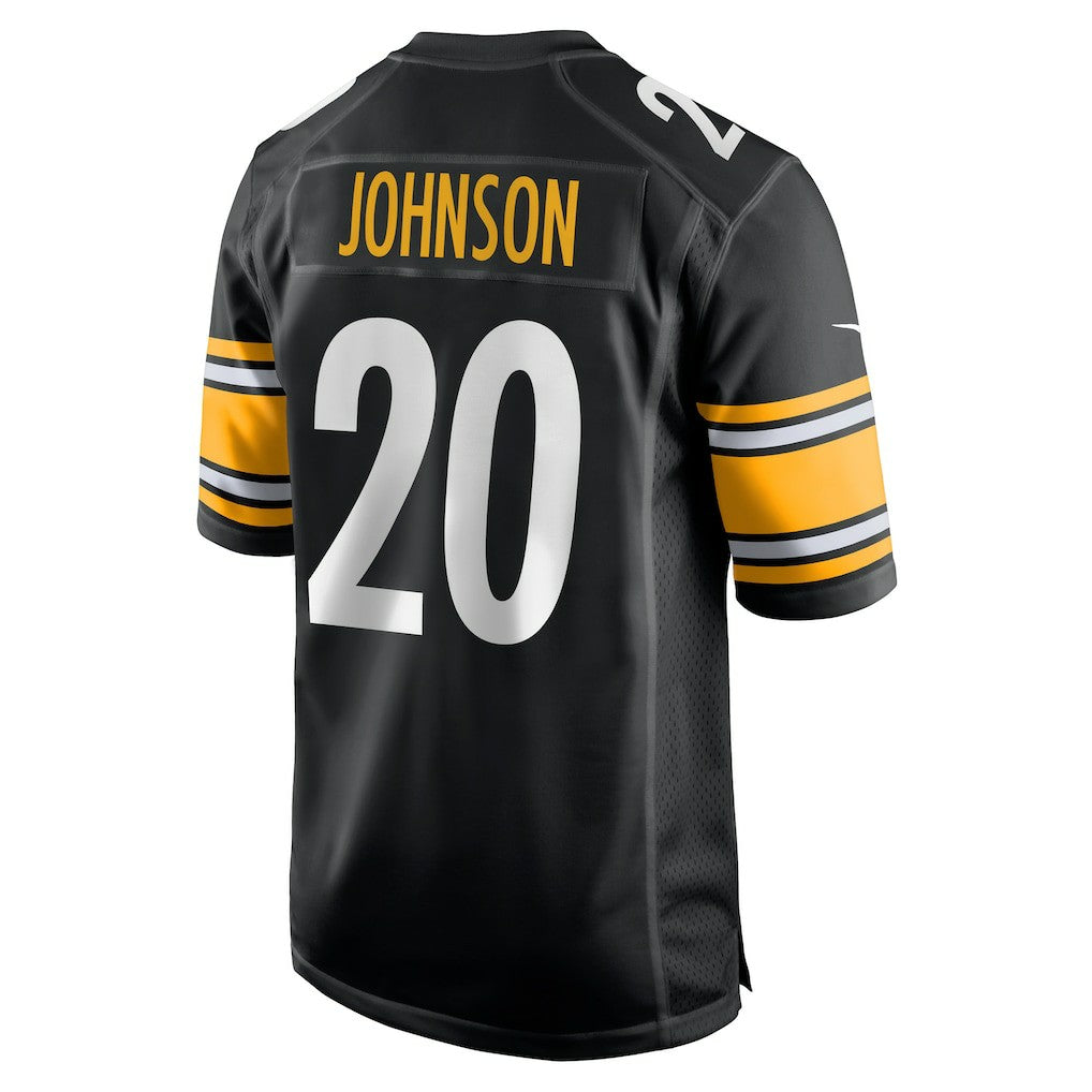 Kaleb Johnson Pittsburgh Steelers Team Game Jersey Black | Nike for Sale