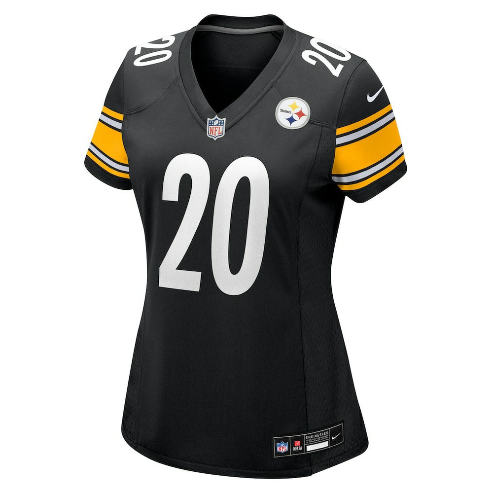 Kaleb Johnson Pittsburgh Steelers Women's Team Game Jersey Black | Nike for Sale
