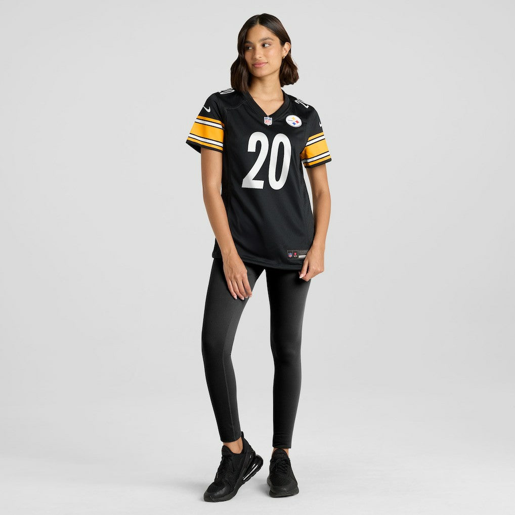 Kaleb Johnson Pittsburgh Steelers Women's Team Game Jersey Black | Nike for Sale
