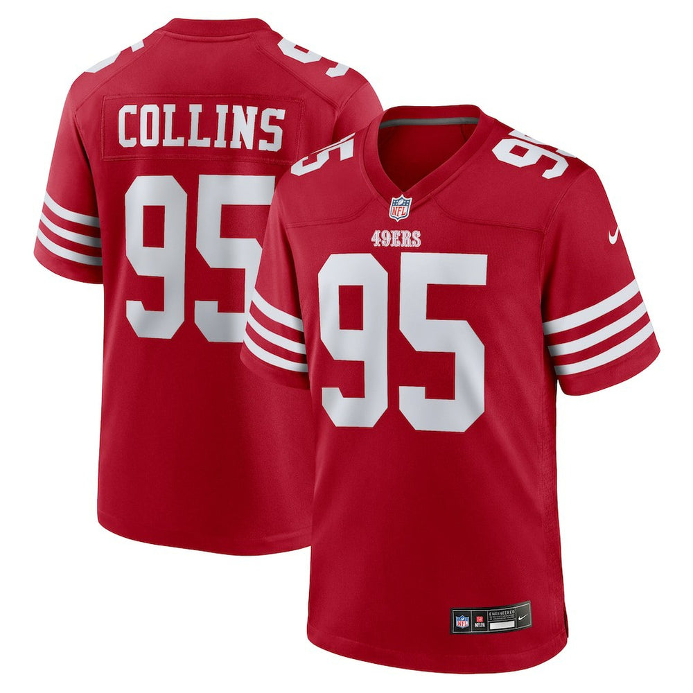 Alfred Collins San Francisco 49ers Team Game Jersey Scarlet | Nike for Sale