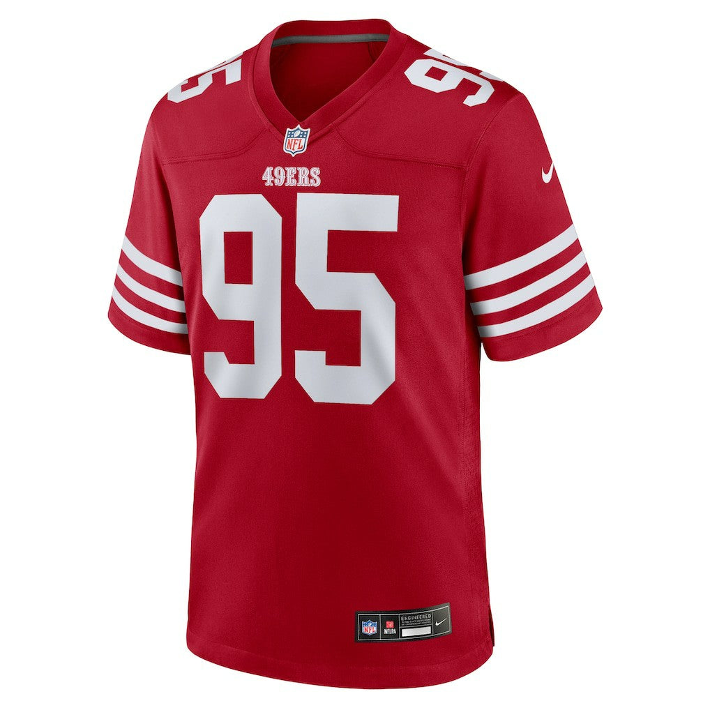 Alfred Collins San Francisco 49ers Team Game Jersey Scarlet | Nike for Sale