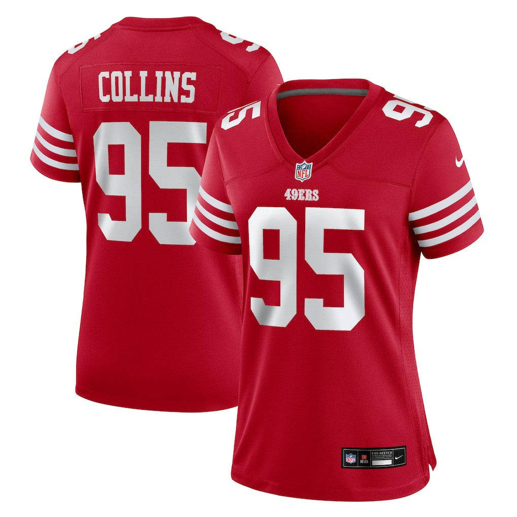 Alfred Collins San Francisco 49ers Women's Team Game Jersey Scarlet | Nike for Sale