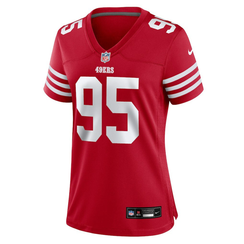 Alfred Collins San Francisco 49ers Women's Team Game Jersey Scarlet | Nike for Sale