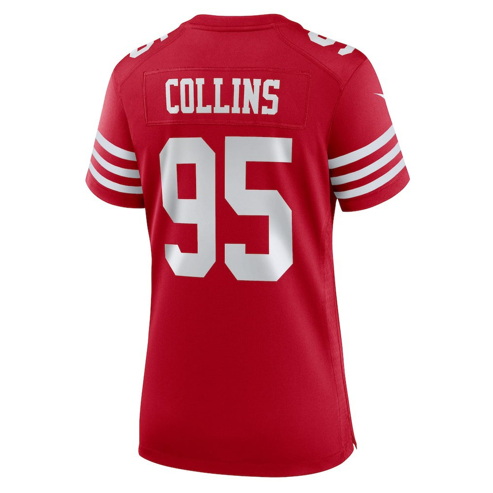 Alfred Collins San Francisco 49ers Women's Team Game Jersey Scarlet | Nike for Sale