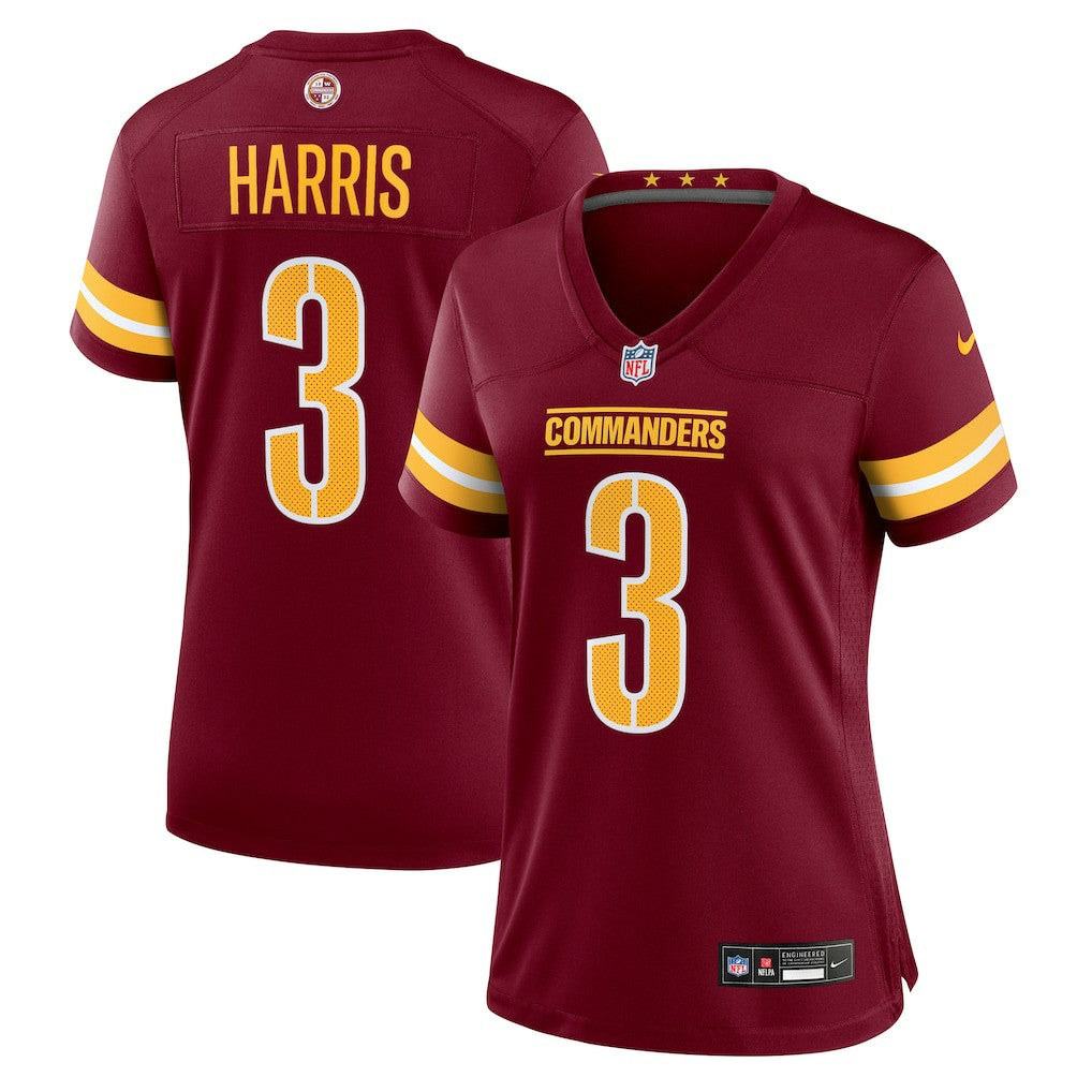 Will Harris Washington Commanders Women's Team Game Jersey Burgundy | Nike for Sale