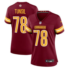 Laremy Tunsil Washington Commanders Women's Team Game Jersey Burgundy | Nike for Sale