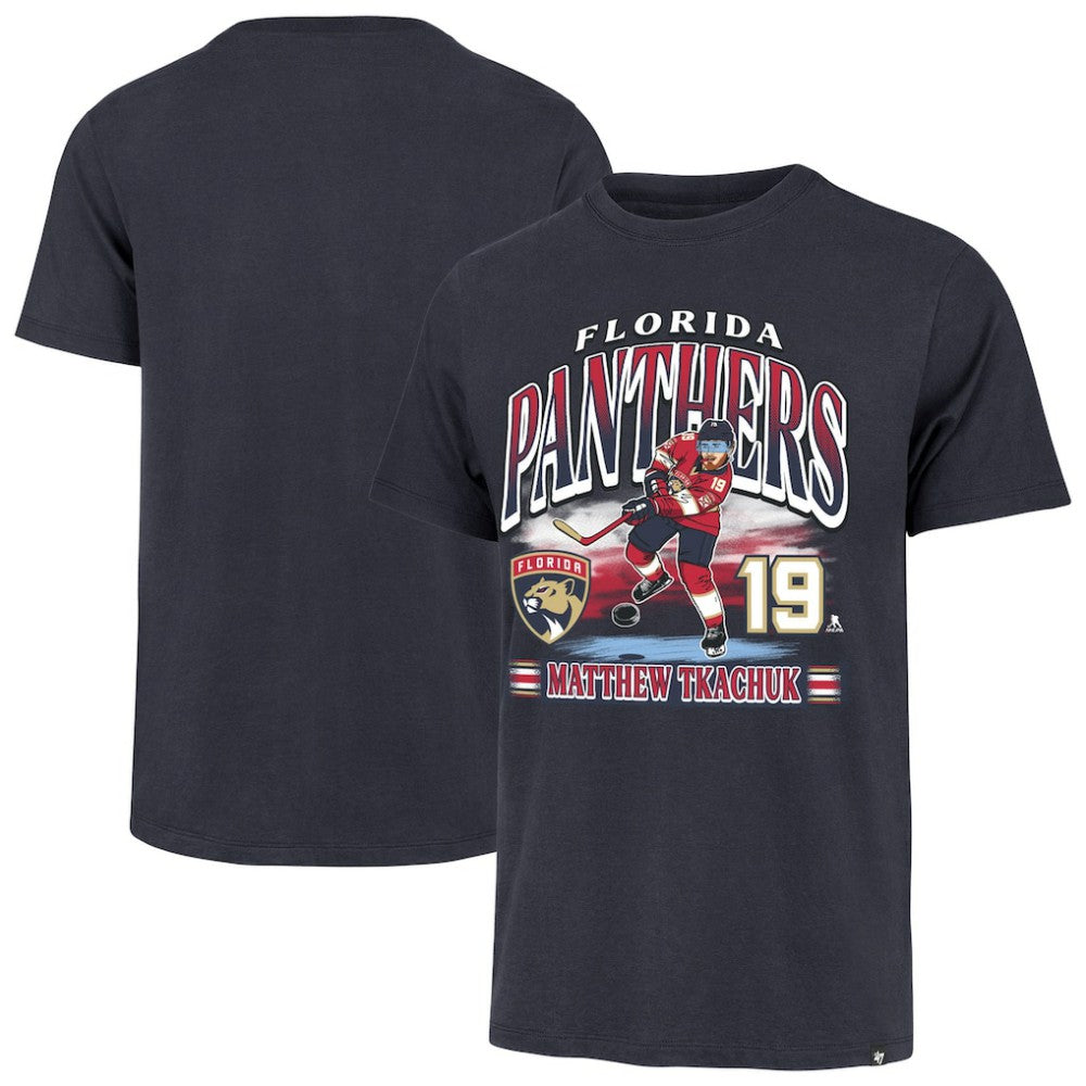 Matthew Tkachuk Florida Panthers '47 Franklin Player Name & Number T-Shirt - Navy - NHL
