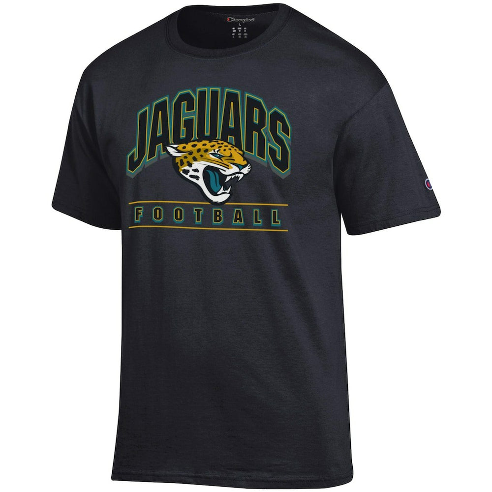 Jacksonville Jaguars Champion Football T-Shirt Black | NFL