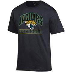 Jacksonville Jaguars Champion Football T-Shirt Black | NFL