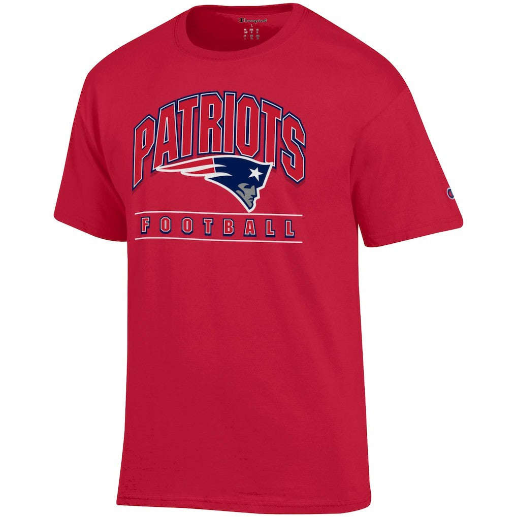 New England Patriots Champion Football T-Shirt Red | NFL