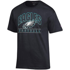 Philadelphia Eagles Champion Football T-Shirt Black | NFL