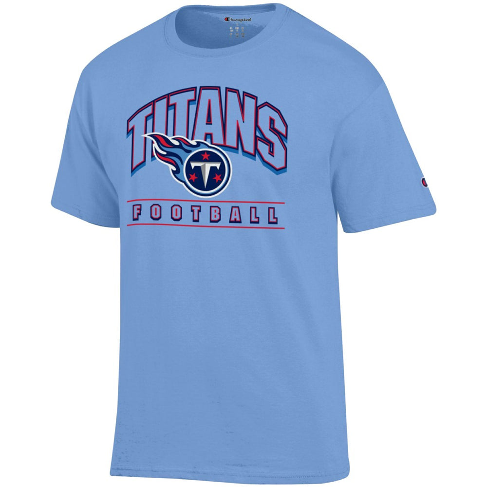 Tennessee Titans Champion Football T-Shirt Light Blue | NFL