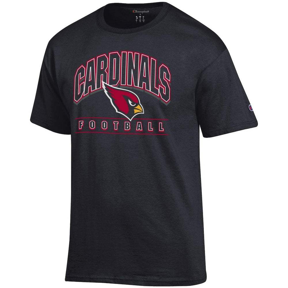 Arizona Cardinals Champion Football T-Shirt Black | NFL