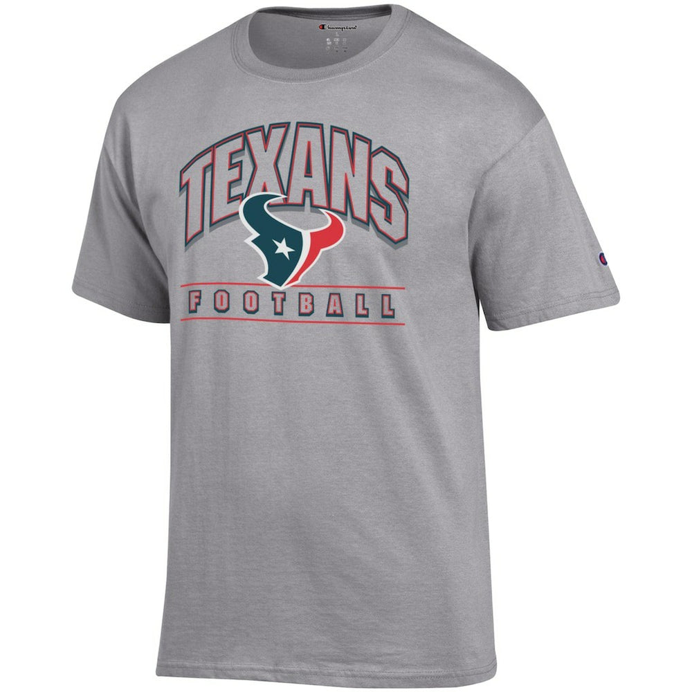 Houston Texans Champion Football T-Shirt Heather Gray | NFL