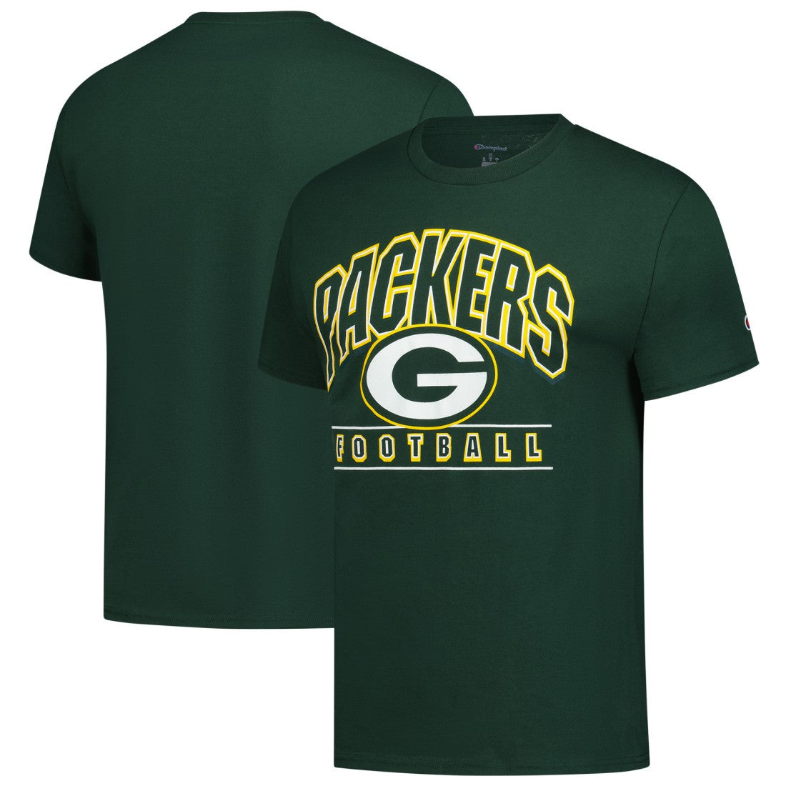 Green Bay Packers Champion Football T-Shirt Green | NFL