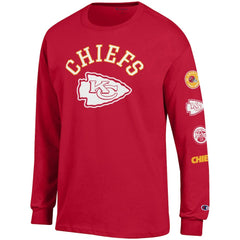 Kansas City Chiefs Champion Seal Long Sleeve T-Shirt Red | NFL