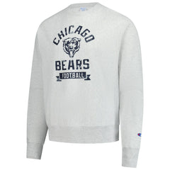 Chicago Bears Champion Reverse Weave Fleece Pullover Sweatshirt Heather Gray | NFL
