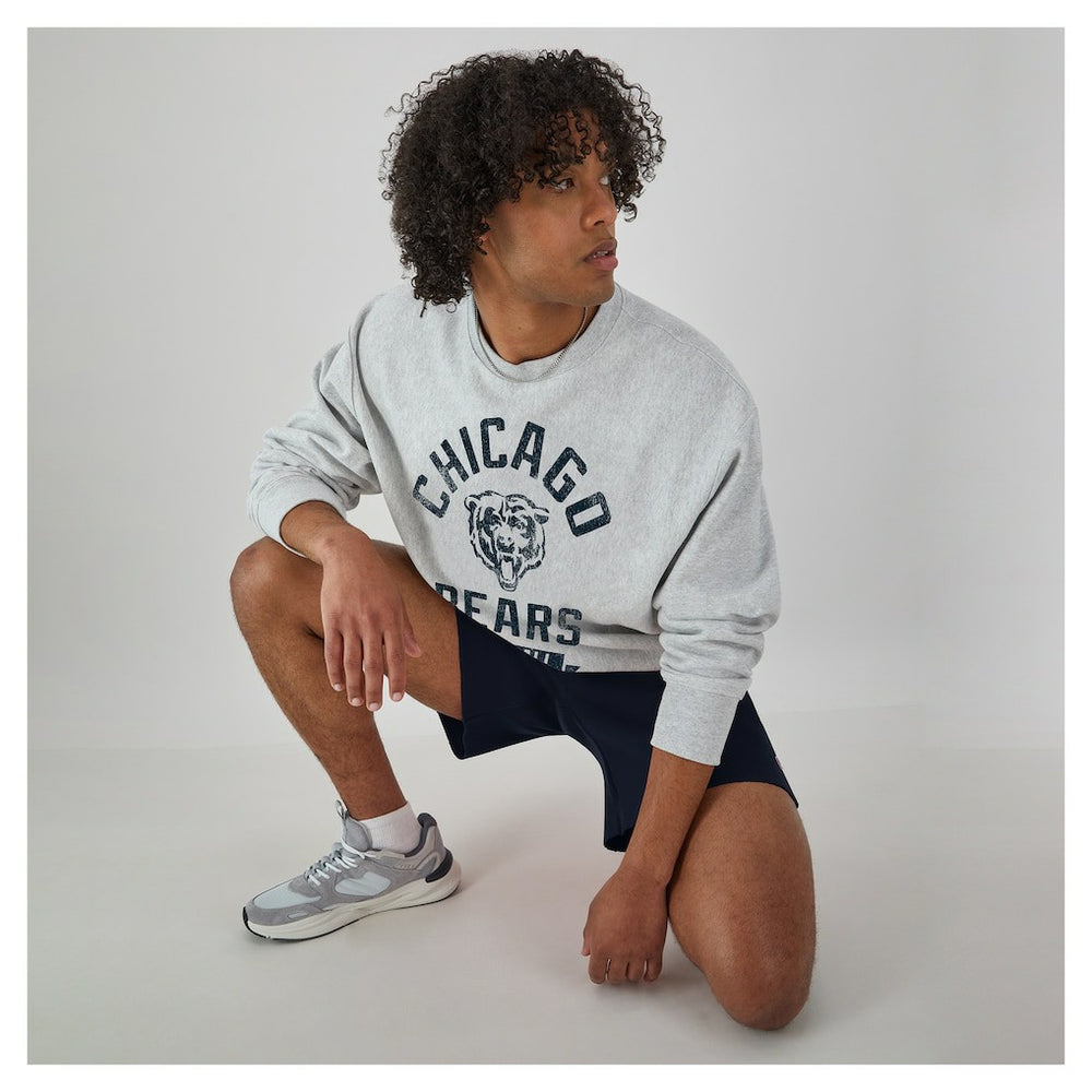 Chicago Bears Champion Reverse Weave Fleece Pullover Sweatshirt Heather Gray | NFL
