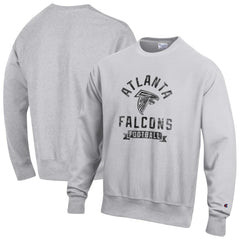 Atlanta Falcons Champion Reverse Weave Fleece Pullover Sweatshirt Heather Gray | NFL