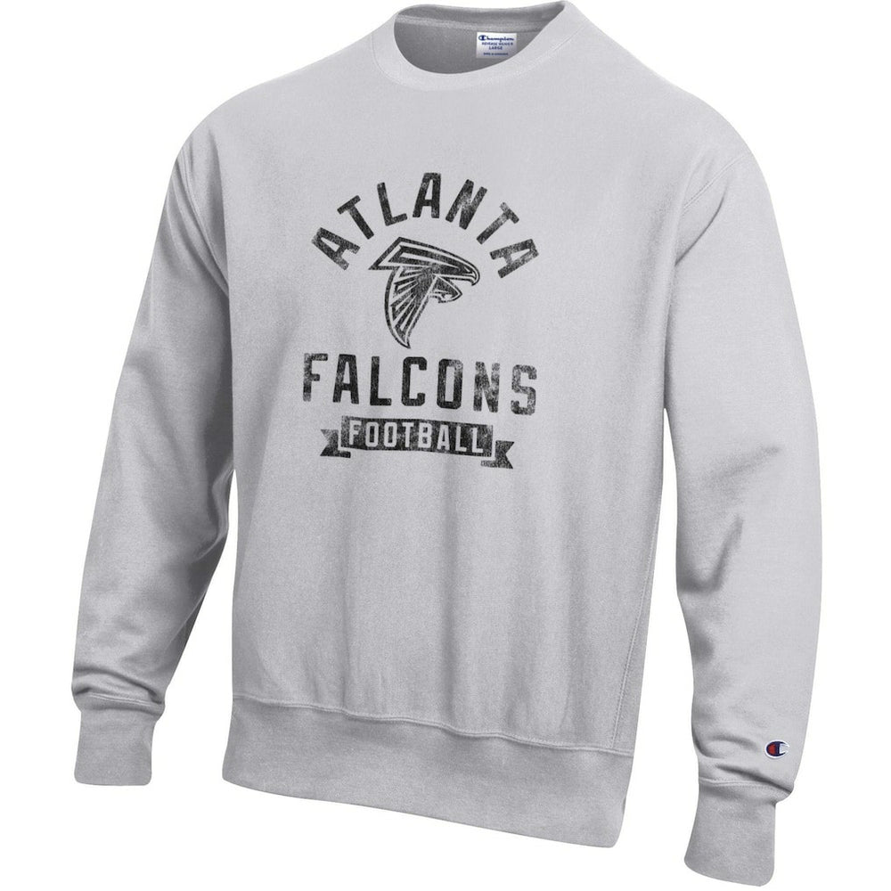 Atlanta Falcons Champion Reverse Weave Fleece Pullover Sweatshirt Heather Gray | NFL