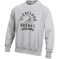 Cleveland Browns Champion Reverse Weave Fleece Pullover Sweatshirt Heather Gray | NFL