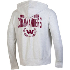 Washington Commanders Champion Reverse Weave Full-Zip Hoodie Heather Gray | NFL