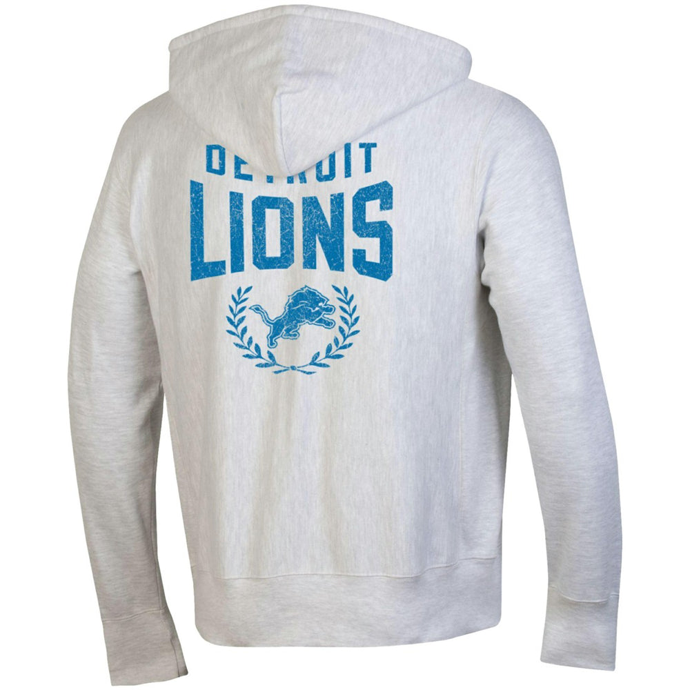 Detroit Lions Champion Reverse Weave Full-Zip Hoodie Heather Gray | NFL