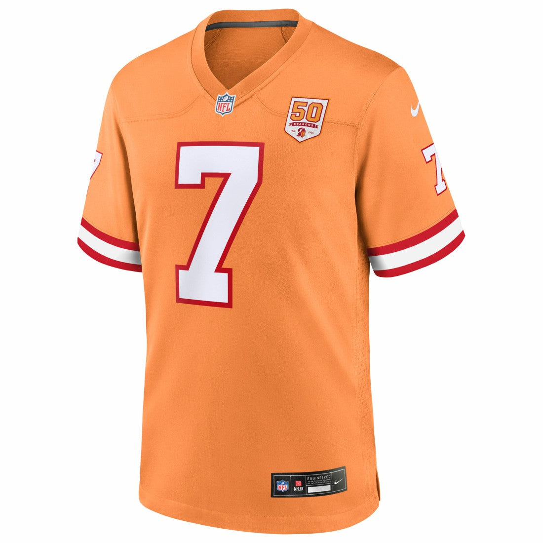 Bucky Irving Tampa Bay Buccaneers 50th Season Game Jersey Creamsicle | Nike for Sale