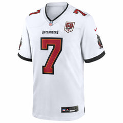 Bucky Irving Tampa Bay Buccaneers 50th Season White Game Jersey White | Nike for Sale