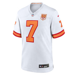 Bucky Irving '76 Tampa Bay Buccaneers 50th Season Game Jersey White | Nike for Sale