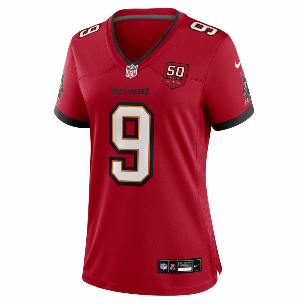 Emeka Egbuka Tampa Bay Buccaneers Women's 50th Season Team Game Jersey Red | Nike for Sale