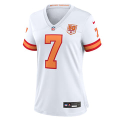 Bucky Irving '76 Tampa Bay Buccaneers Women's 50th Season Game Jersey White | Nike for Sale