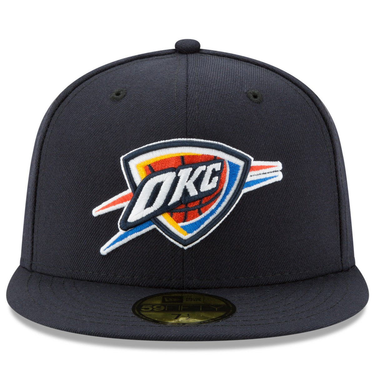 Oklahoma City Thunder 2025 NBA Finals Champions Side Patch 59FIFTY Fitted Hat Navy - NBA