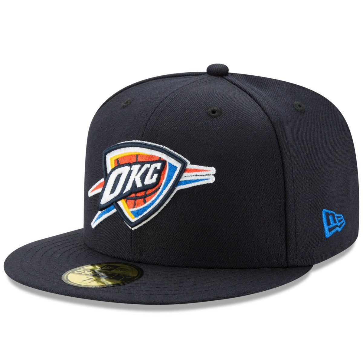 Oklahoma City Thunder 2025 NBA Finals Champions Side Patch 59FIFTY Fitted Hat Navy - NBA