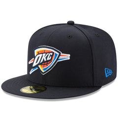 Oklahoma City Thunder 2025 NBA Finals Champions Side Patch 59FIFTY Fitted Hat Navy - NBA