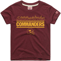 Washington Commanders Homage Youth Love Sign x ASL 2.0 Tri-Blend T-Shirt Burgundy | NFL