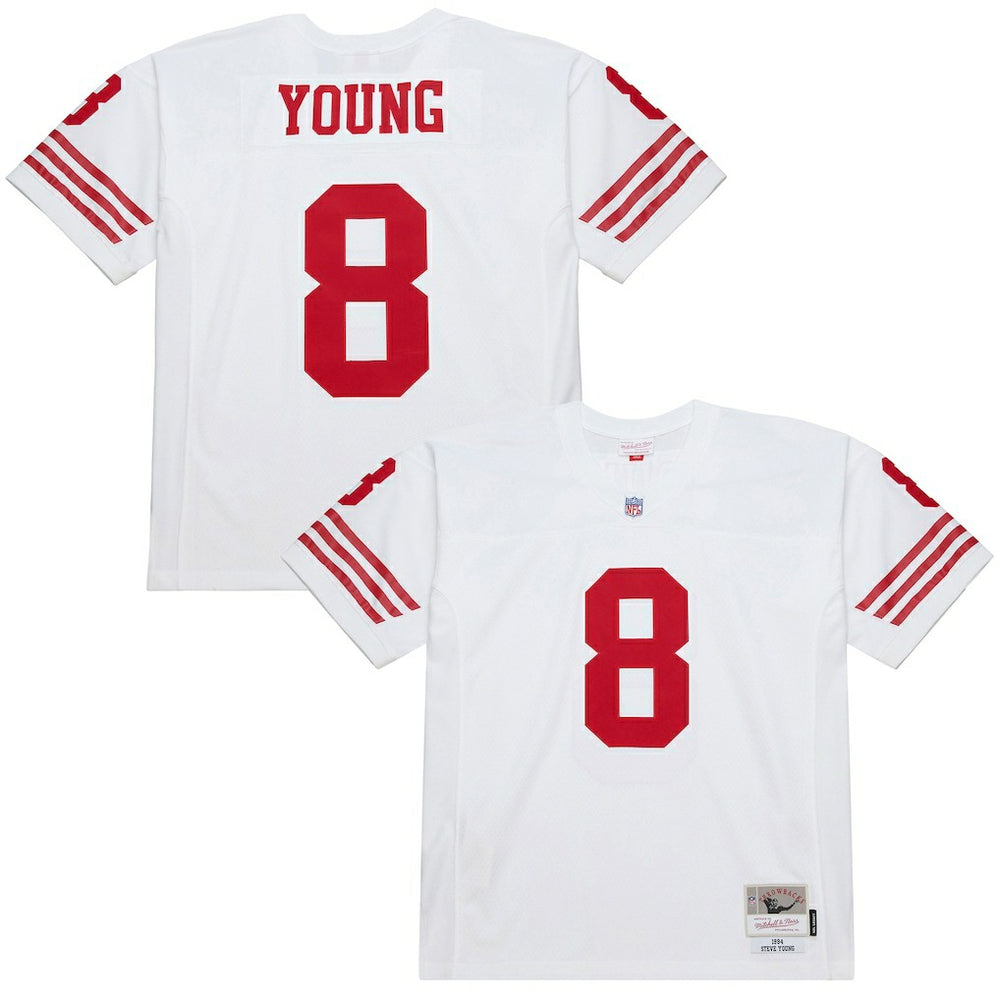 Steve Young San Francisco 49ers 1994 Legacy Replica Jersey White | Mitchell & Ness