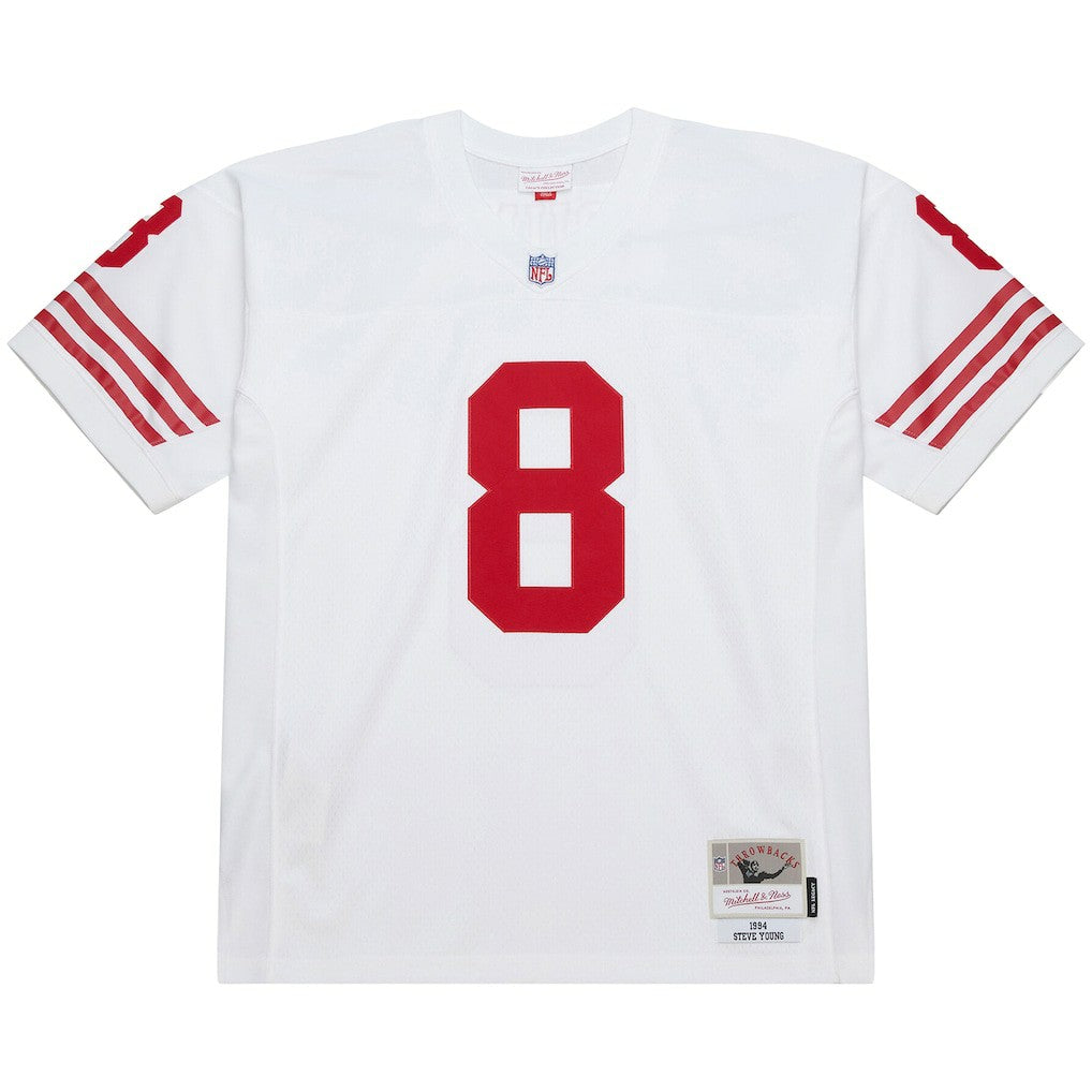 Steve Young San Francisco 49ers 1994 Legacy Replica Jersey White | Mitchell & Ness