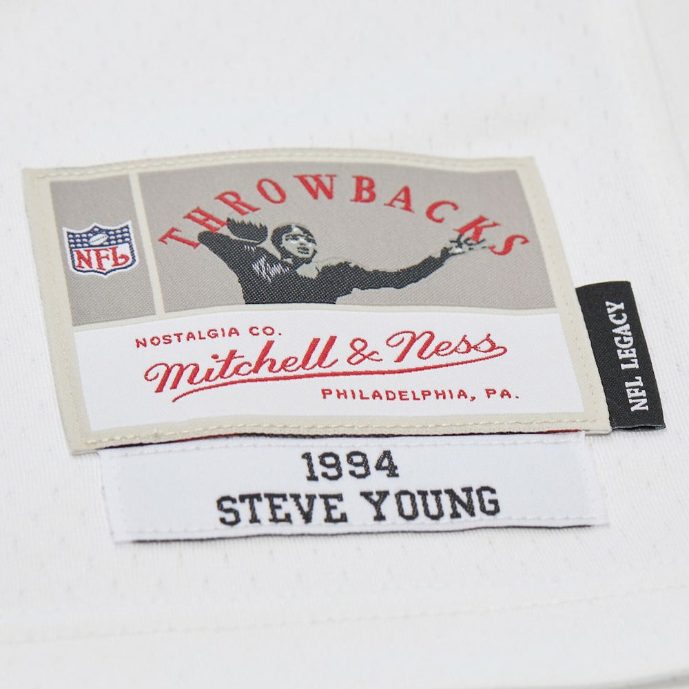 Steve Young San Francisco 49ers 1994 Legacy Replica Jersey White | Mitchell & Ness